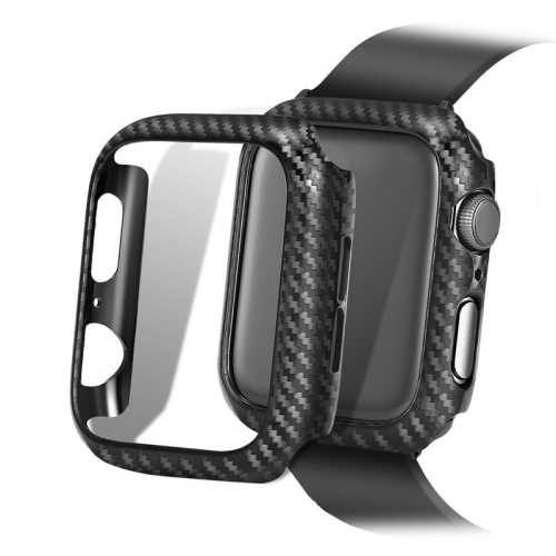 

PC Carbon Fiber Frame Watch Case For Apple Watch Series 8 / 7 41mm(Black)