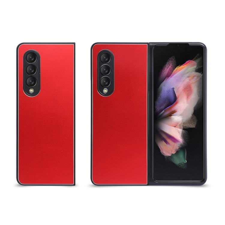

For Samsung Galaxy Z Fold4 Aluminum Alloy Folding Phone Case(Red)