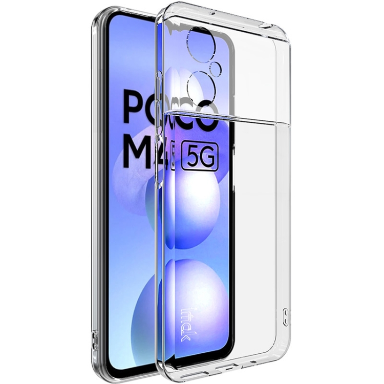 

For Xiaomi Poco M4 5G IMAK UX-5 Series Transparent Shockproof TPU Protective Phone Case