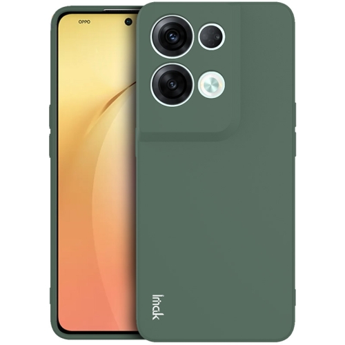 

For OPPO Reno8 Pro+ 5G IMAK UC-4 Series Straight Edge TPU Soft Protective Case(Dark Green)