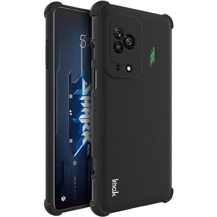 For Xiaomi Black Shark IMAK All-inclusive Shockproof Airbag TPU Case with  Screen Protector (Matte Black)