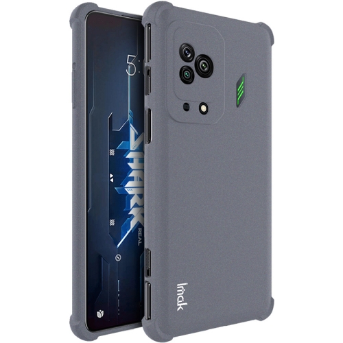 

For Xiaomi Black Shark 5 IMAK All-inclusive Shockproof Airbag TPU Case with Screen Protector(Matte Grey)