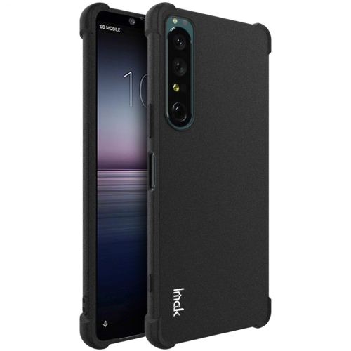 

For Sony Xperia 1 IV IMAK All-inclusive Shockproof Airbag TPU Case with Screen Protector(Matte Black)