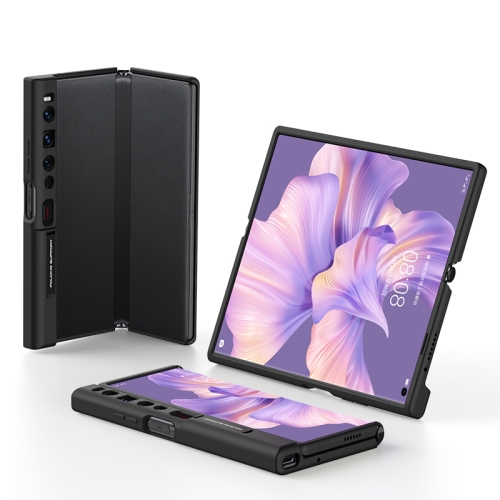 

For Huawei Mate Xs 2 GKK Skin Feel Folding Full Coverage Phone Case with Holder(Black)