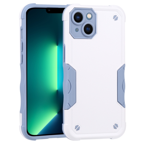 

For iPhone 14 Non-slip Shockproof Armor Phone Case (White)