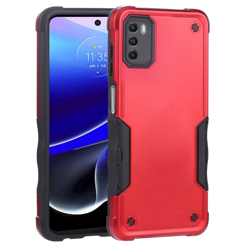 

For Motorola Moto G 5G 2022 Non-slip Shockproof Armor Phone Case(Red)