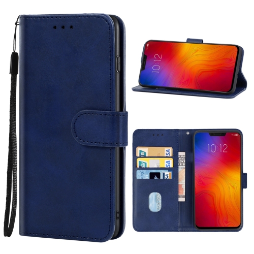 

For Lenovo Z5 Leather Phone Case(Blue)