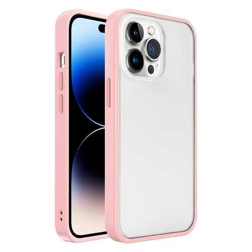 

Translucent Skin Feel Frosted Phone Case For iPhone 14 Pro Max(Pink)