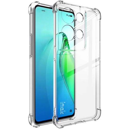 

For OPPO Reno8 Pro+ 5G IMAK All-inclusive Shockproof Airbag TPU Case with Screen Protector(Transparent)