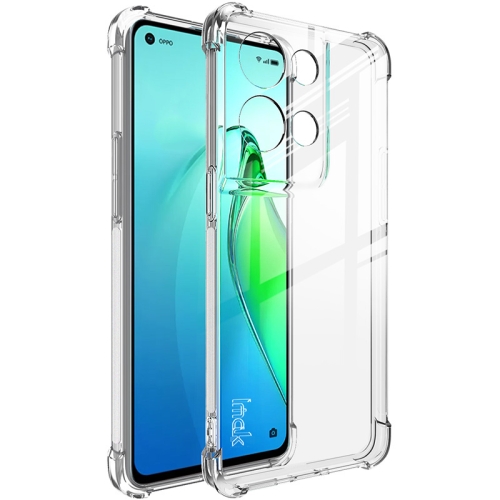 

For OPPO Reno8 Pro 5G IMAK All-inclusive Shockproof Airbag TPU Case with Screen Protector (Transparent)