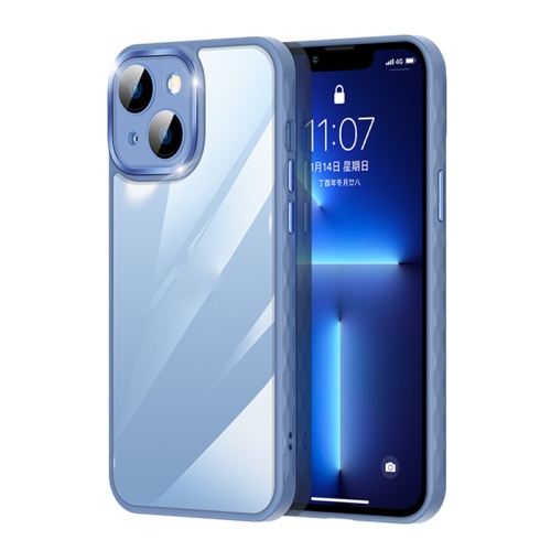 

Prismatic Edge Transparent CD Texture Phone Case For iPhone 13(Blue)