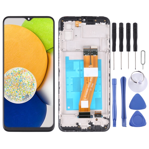 

LCD Screen and Digitizer Full Assembly with Frame For Samsung Galaxy A03 SM-A035G/A035M