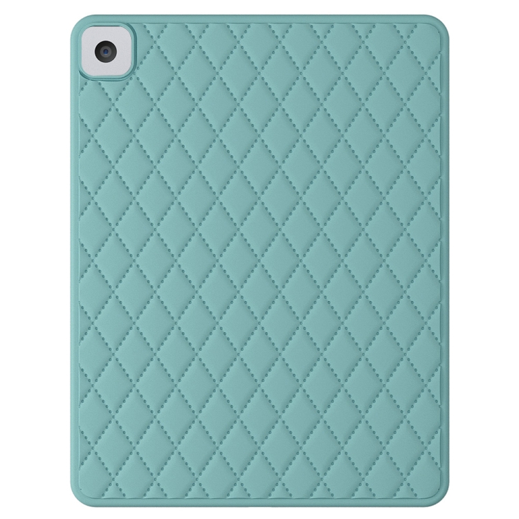 

Diamond Lattice Silicone Tablet Case For iPad Pro 10.5 2019 / 2017(Deep Green)