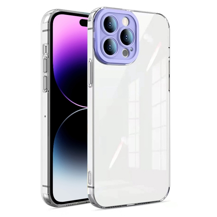 

Candy Color TPU Phone Case For iPhone 14 Pro Max(Purple)