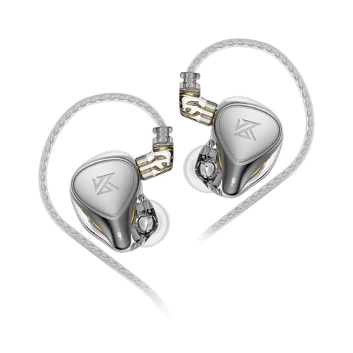 

KZ-ZEX PRO 1.2m Electrostatic Coil Iron Hybrid In-Ear Headphones, Style:Without Microphone(Pearl Chrome)