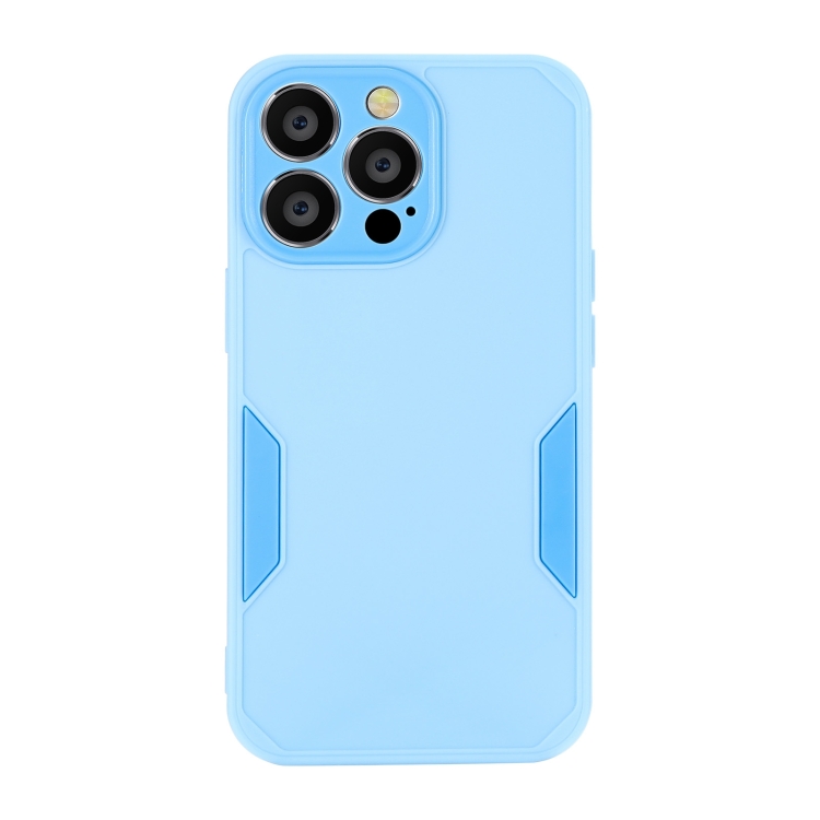 

Precise Hole TPU Phone Case For iPhone 14 Pro(Blue)