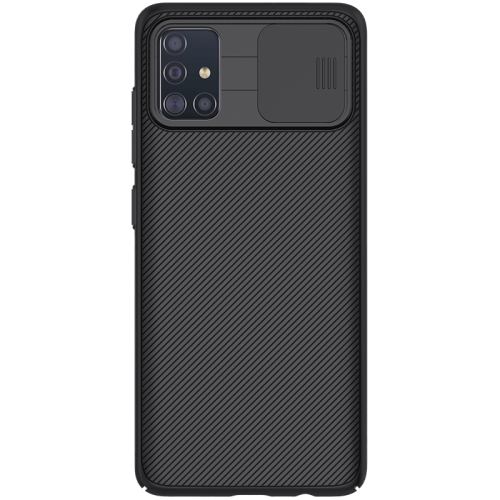 

For Galaxy A51 NILLKIN Black Mirror Series PC Camshield Full Coverage Dust-proof Scratch Resistant Mobile Phone Case(Black)