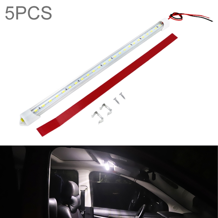 

5 PCS ZS-3130 31.8cm Lorry Truck High Bright LED Cabin Light Bar, Voltage:DC 12V