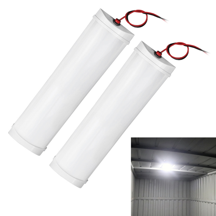 

2 PCS ZS-3330 Truck LED Inside Reading Light Car Cabin Light Bar, Voltage:DC12V(White Light)