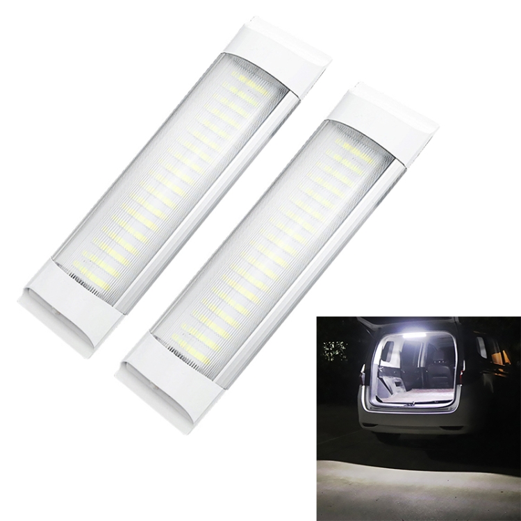 

2 PCS ZS-3331 12-80V High Bright 84LEDs RV Dome Light Cabin Light Bar
