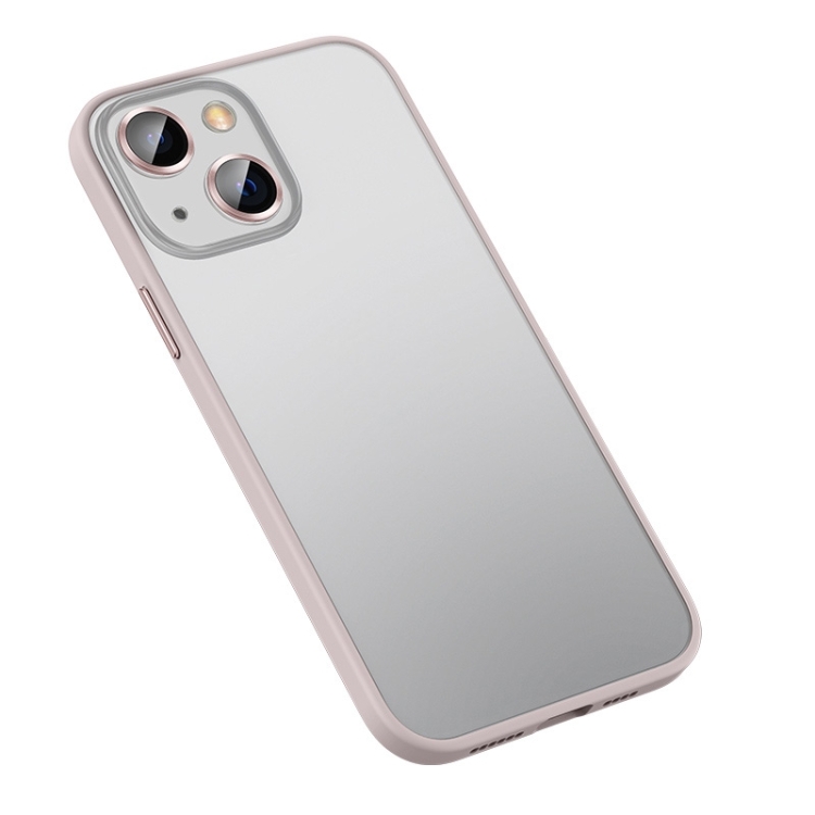 

Matte PC + TPU Phone Case For iPhone 14(Pink)