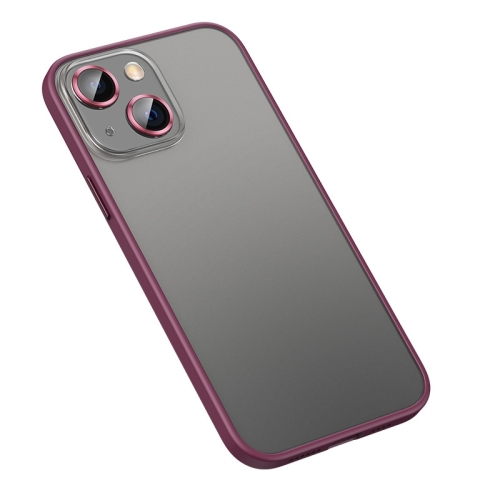 

Matte PC + TPU Phone Case For iPhone 14 Max(Red)