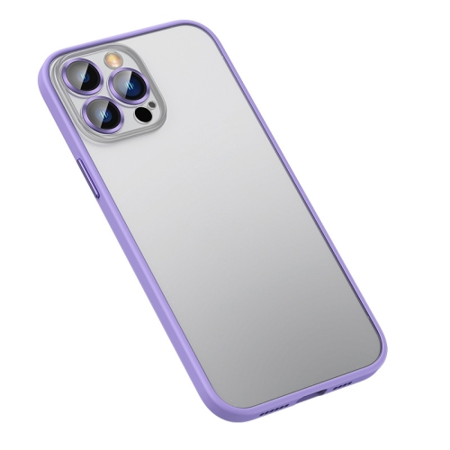 

Matte PC + TPU Phone Case For iPhone 14 Pro(Purple)