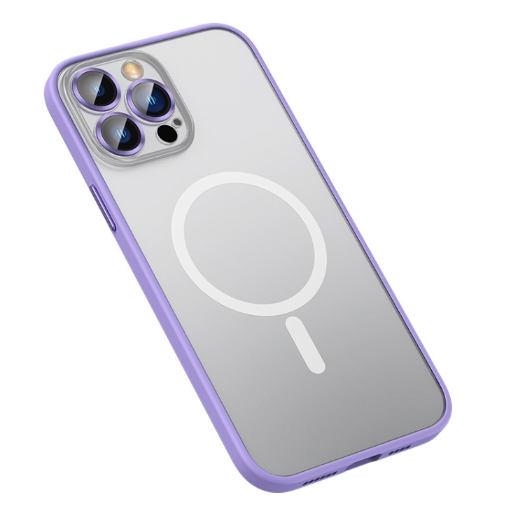 

MagSafe Matte Phone Case For iPhone 14 Pro(Purple)