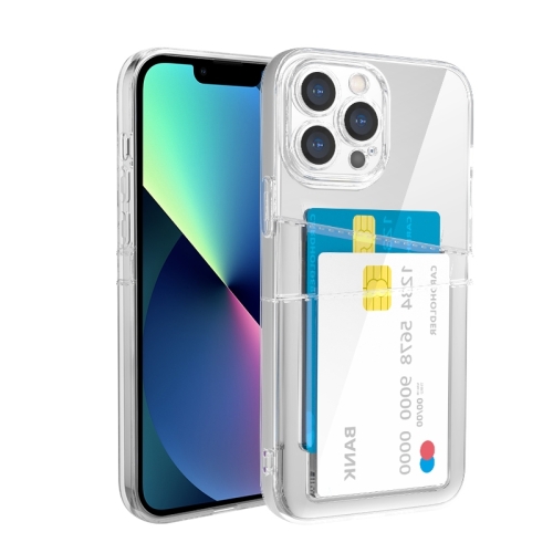 

For iPhone 14 Dual Card TPU Phone Case (Transparent)