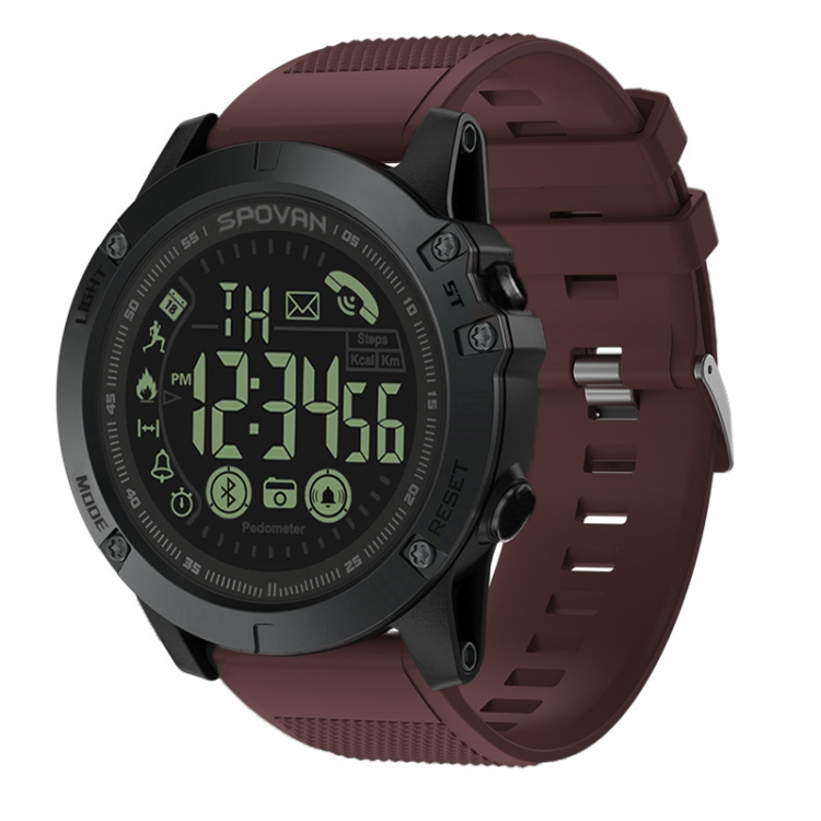 

PR1-2 1.24 inch IP68 Waterproof Sport Smart Watch, Support Bluetooth / Sleep Monitor / Call Reminder(Red)