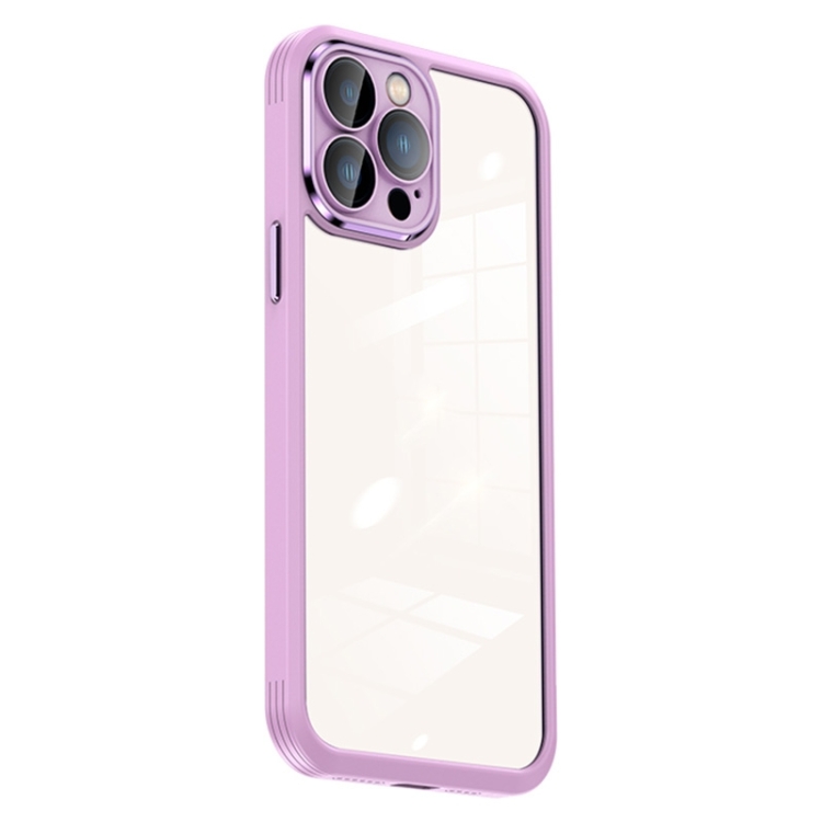 

Elite Series All-inclusive Camera Phone Case For iPhone 14 Max(Purple)