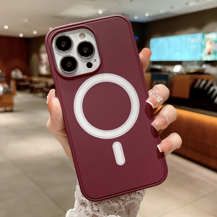 

MagSafe Magnetic Phone Case For iPhone 13(Wine Red)