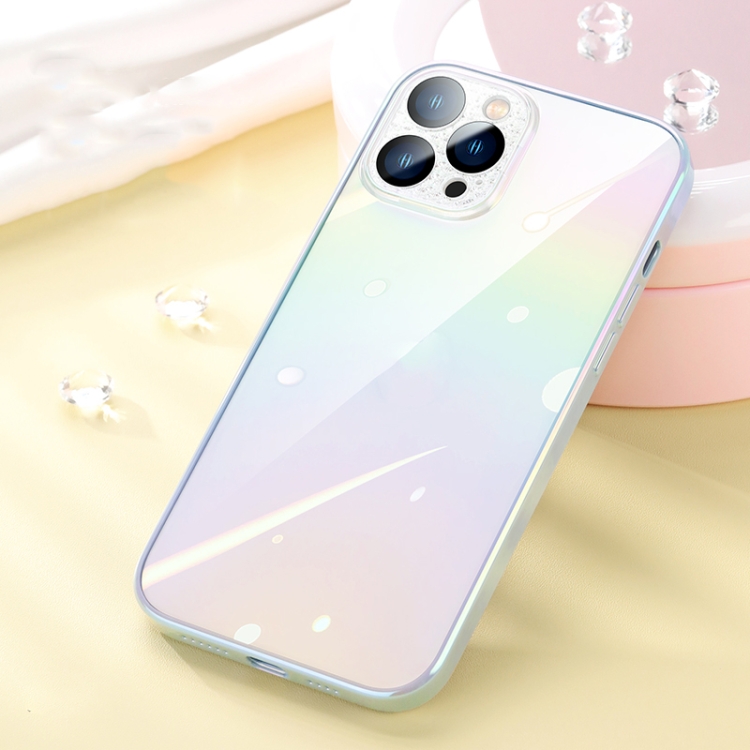 

SULADA Color Glaze Series Gradient PC + TPU Phone Case For iPhone 12 Pro(Blue)