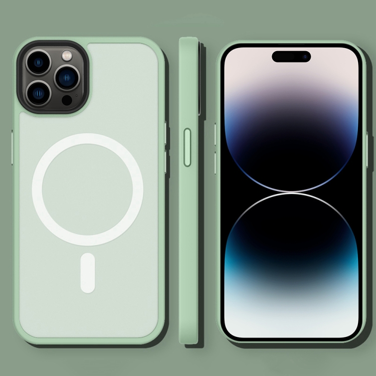 

For iPhone 14 Pro Magsafe Magnetic Phone Case(Matcha Green)