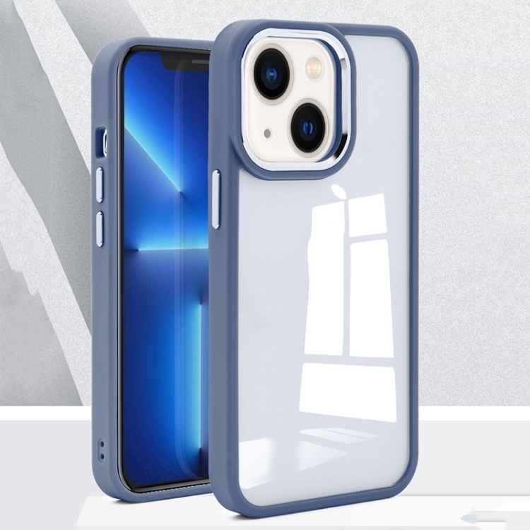 

Charming Pupil II Transparent PC + TPU Phone Case For iPhone 14 Max(Far Peak Blue)