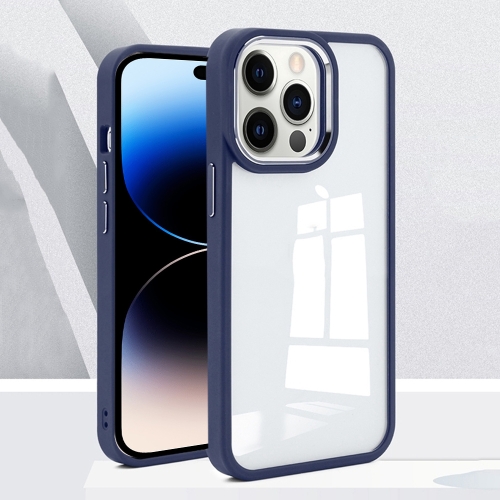 

For iPhone 14 Pro Charming Pupil II Transparent PC + TPU Phone Case(Blue)