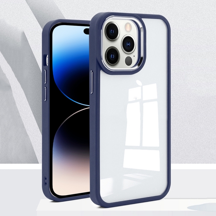 

Charming Pupil II Transparent PC + TPU Phone Case For iPhone 14 Pro Max(Blue)