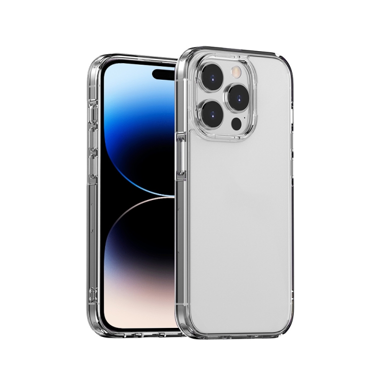 

Ice Transparent Laser Phone Case For iPhone 14 Pro Max(Transparent)