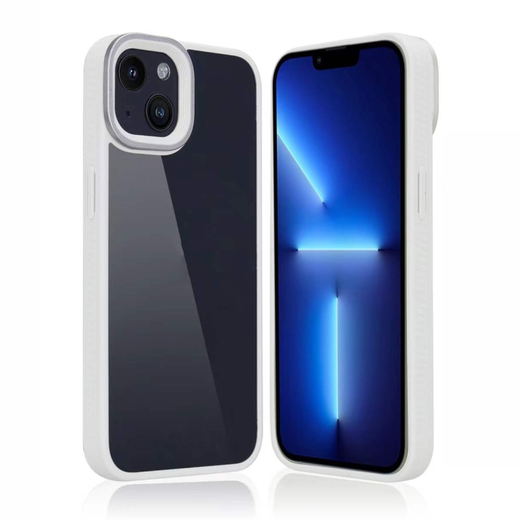 

Shield Acrylic Phone Case For iPhone 14(White)