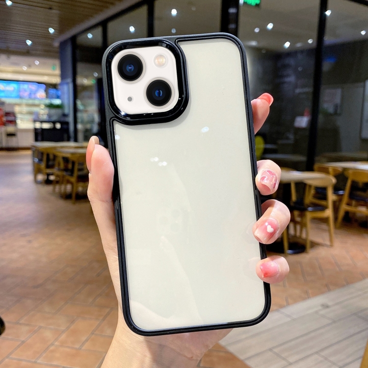 

PC + TPU Shockproof Protective Phone Case For iPhone 14(Black)