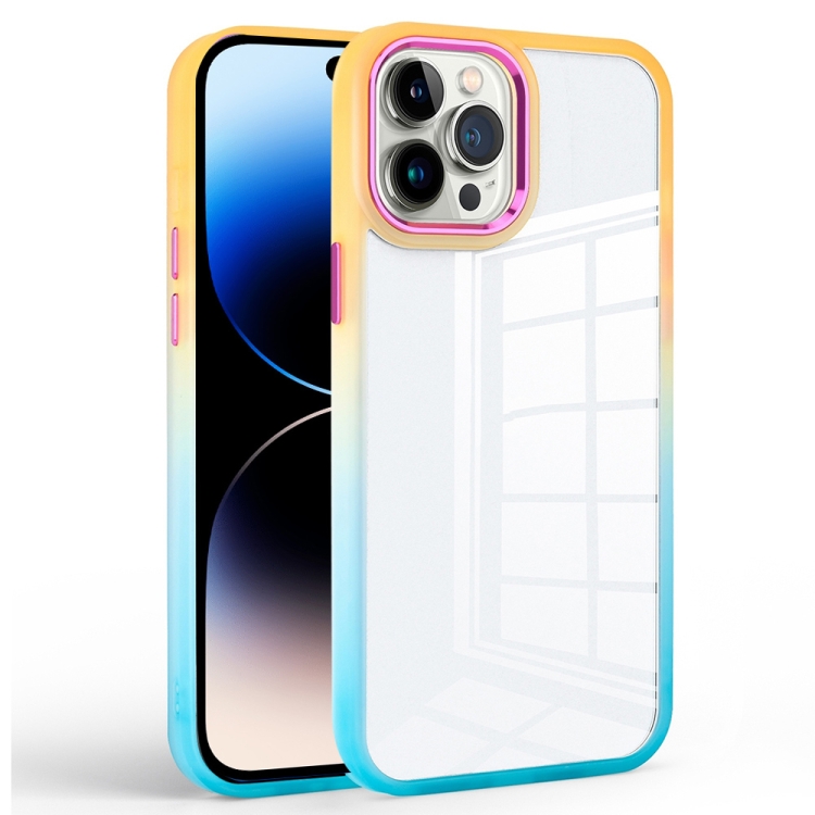 

Colorful Gradient Phone Case For iPhone 14 Pro Max(Orange + Light Green)