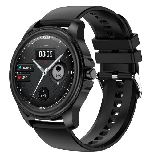 

E89 1.32 Inch Screen TPU Strap Smart Health Watch Supports ECG Function, AI Medical Diagnosis, Body Temperature Monitoring(Black)