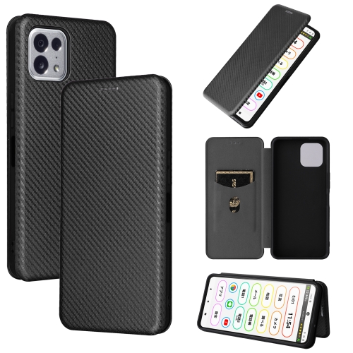 

For Tone E22 Carbon Fiber Texture Magnetic Leather Phone Case(Black)