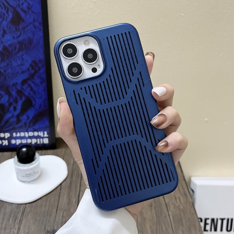 

Ice Armor Cooling PC Phone Case For iPhone 14 Pro Max(Dark Blue)