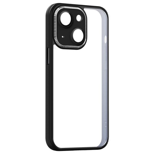 

Shockproof Metal + Acrylic + TPU Phone Case For iPhone 14 Max(Black)