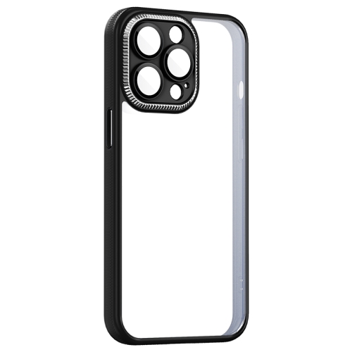 

Shockproof Metal + Acrylic + TPU Phone Case For iPhone 14 Pro Max(Black)