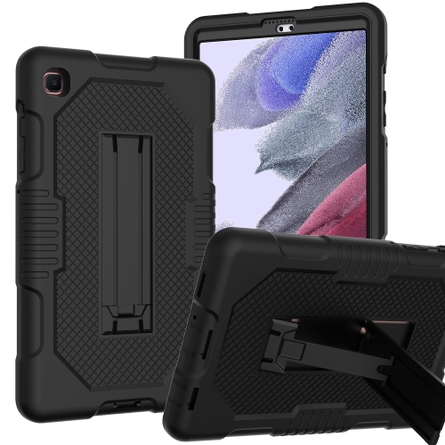 For Samsung Galaxy A7 Lite T220 Contrast Color Robot Shockproof Silicone + PC Tablet Case(Black), 6922160373100  - buy with discount