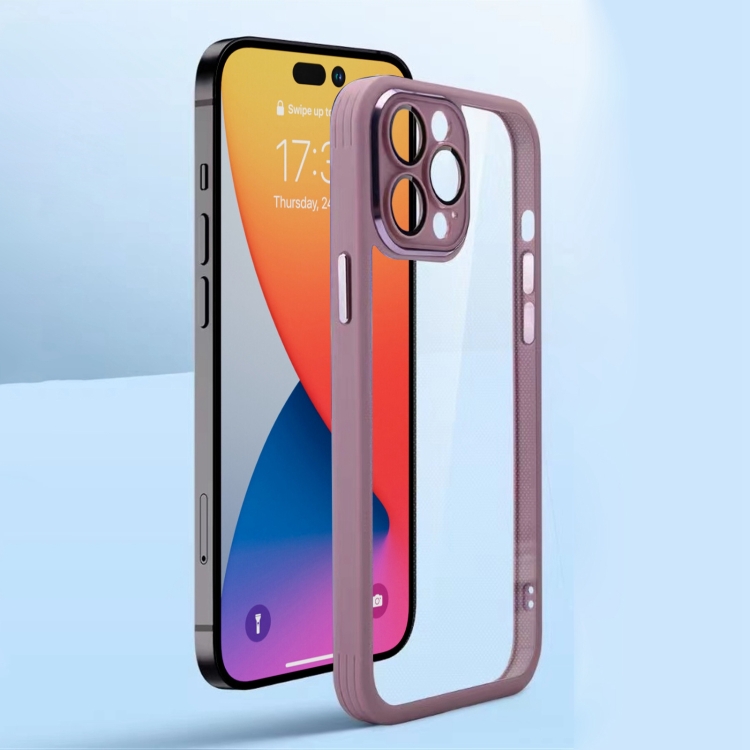 

For iPhone 14 Pro All-inclusive Camera Shockproof Phone Case(Purple)