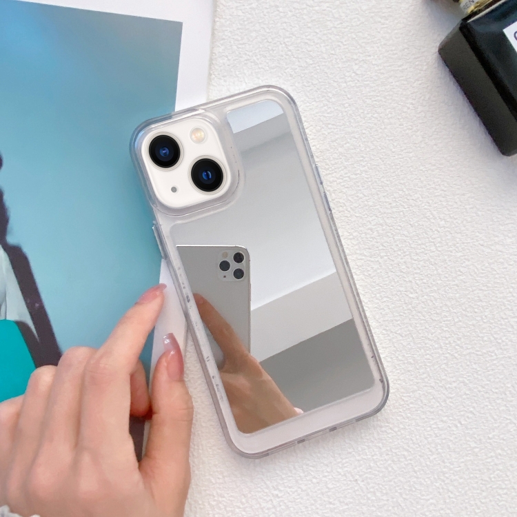 

Mirror TPU Phone Case For iPhone 14(White)