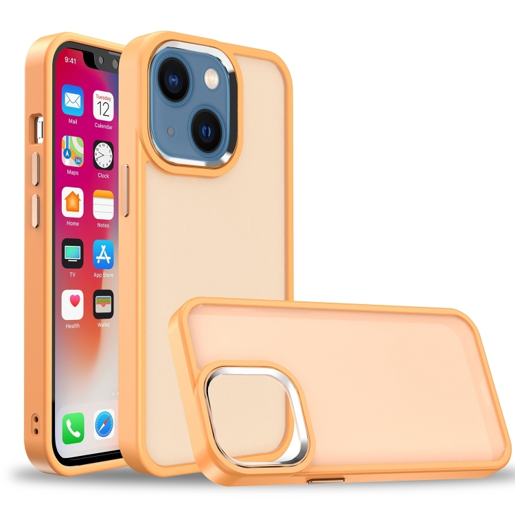 

Charm Pupil Frosted Skin Feel Phone Case For iPhone 14 Max(Yellow)